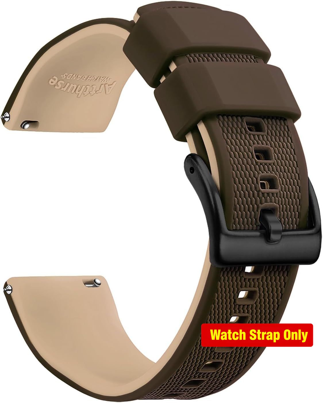 Strap Only For Men and Women 18mm 20mm 22mm Silicone Waterproof Sport Watchbands
