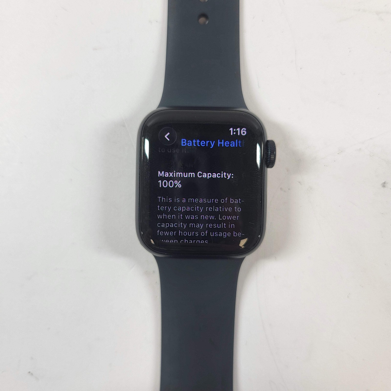 Unlocked Apple Watch SE 2nd Gen 40MM Midnight Aluminum Black Sport Band