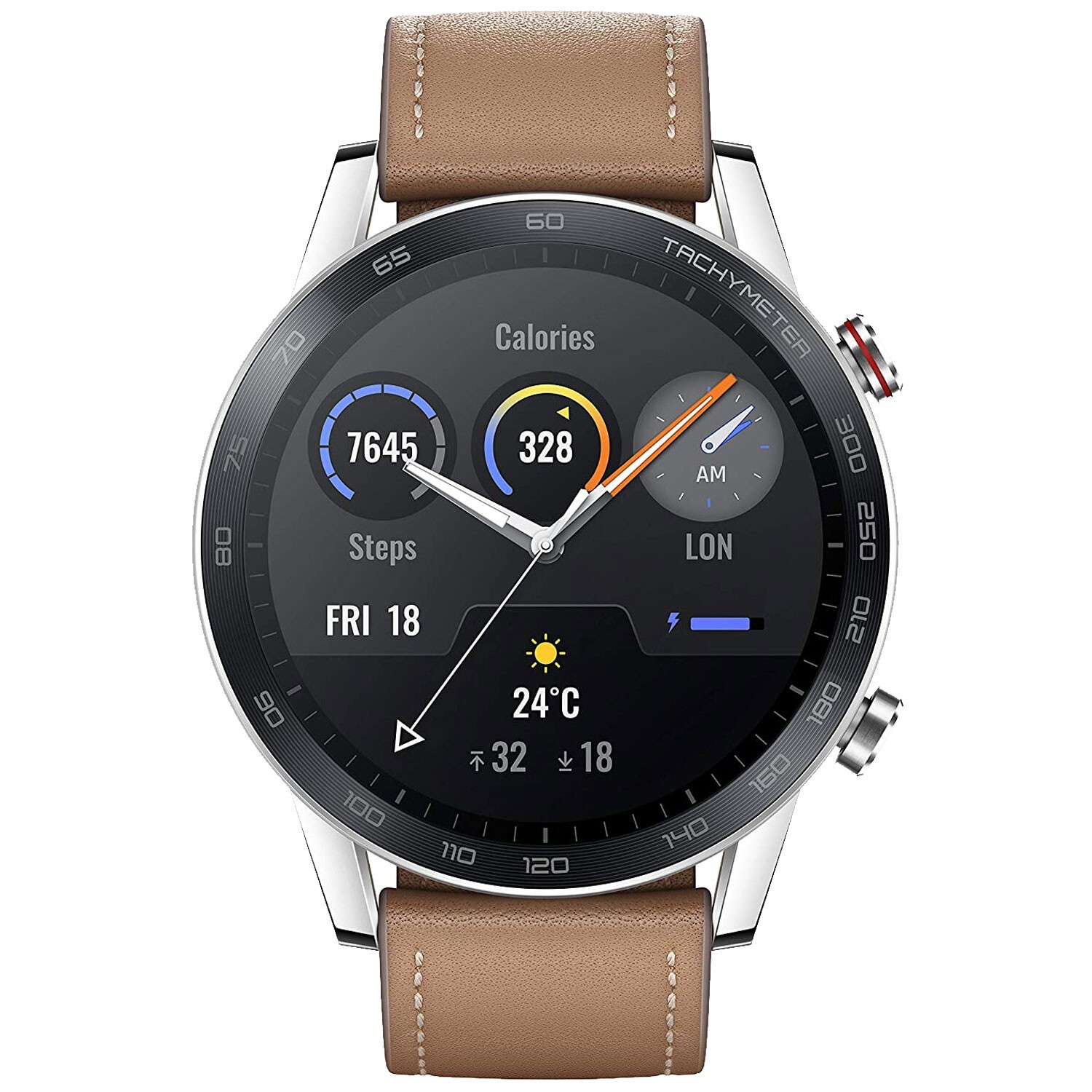 Honor Magicwatch 2 (46mm) Flax Brown 4GB + 32MB Bluetooth Smartwatch NEW