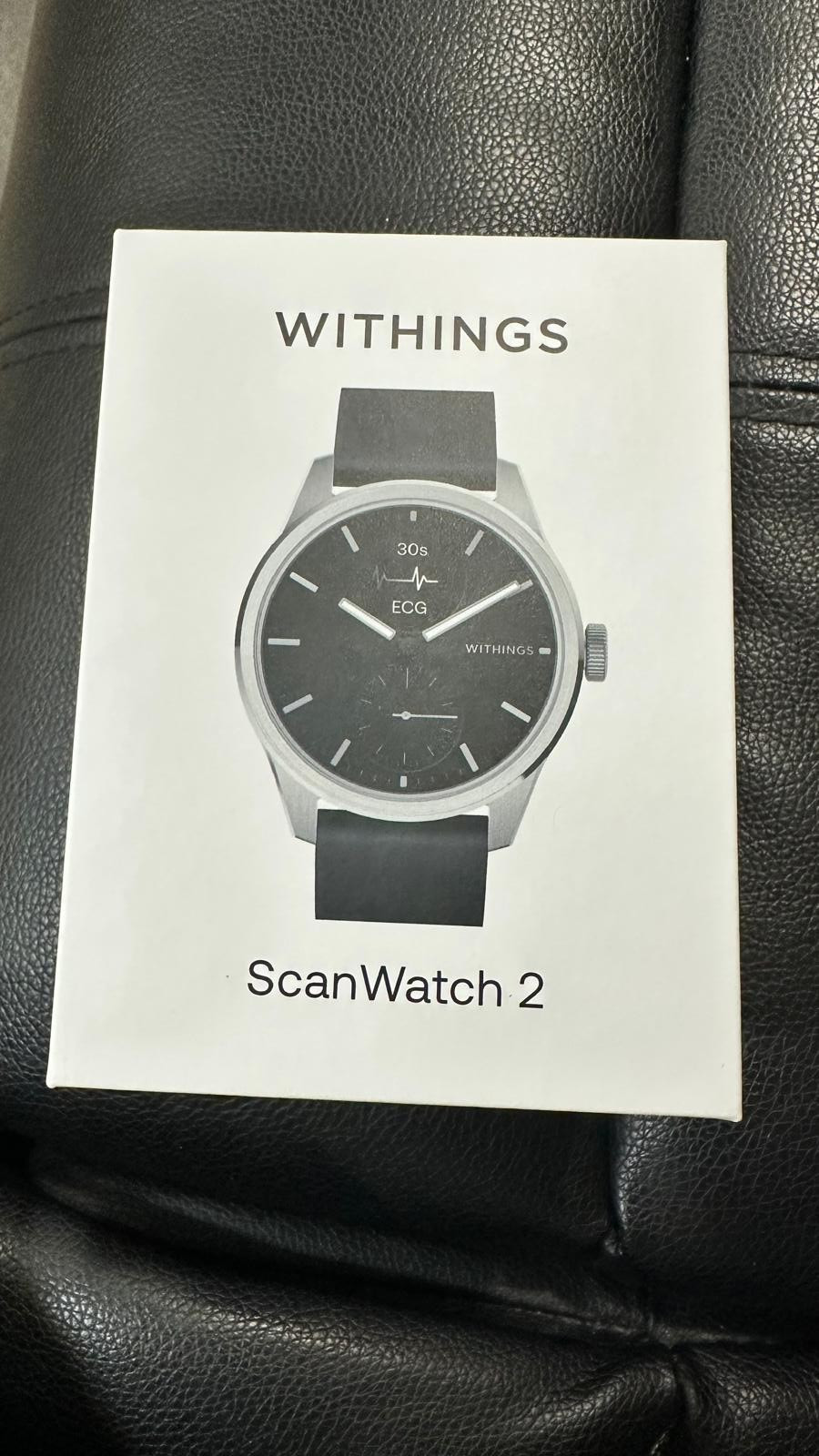Withings ScanWatch 2 42mm Hybrid Smartwatch – Black | Health Tracking & ECG