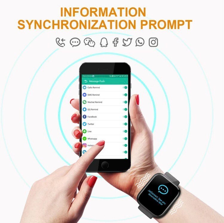 Y68 Smart Watch