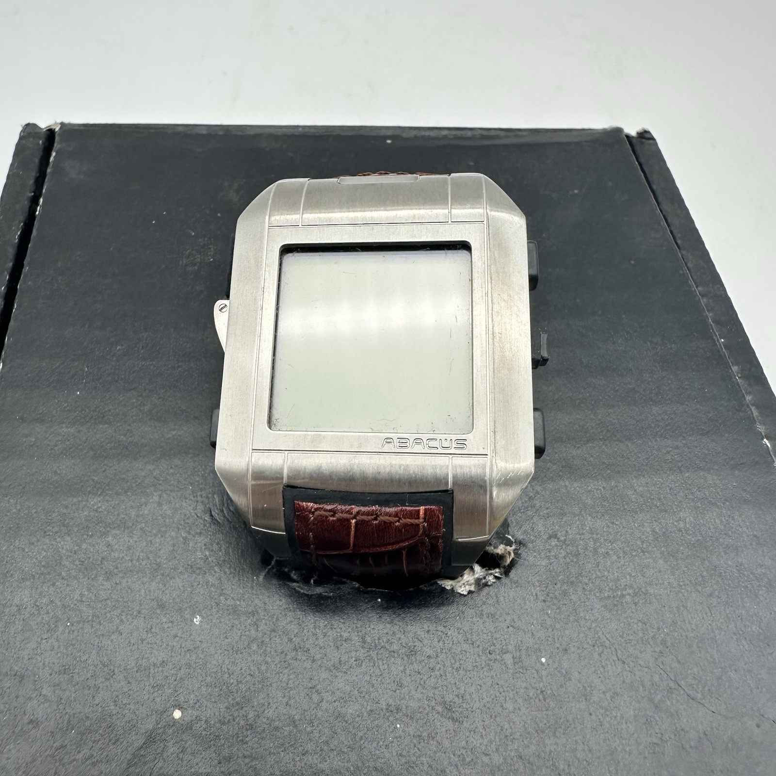 Vintage Fossil Abacus Smart Watch Wrist PDA – Palm OS (AU5006) Needs Battery