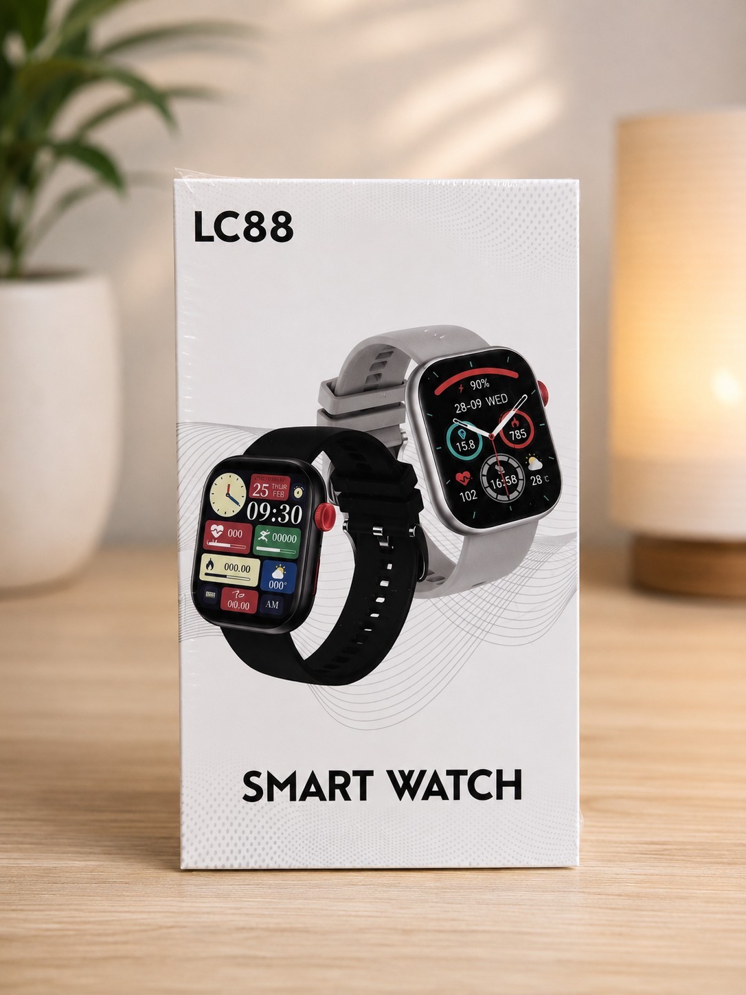 LC88 Smart Watch 2.01″ Bluetooth Call Fitness Tracker White New Sealed