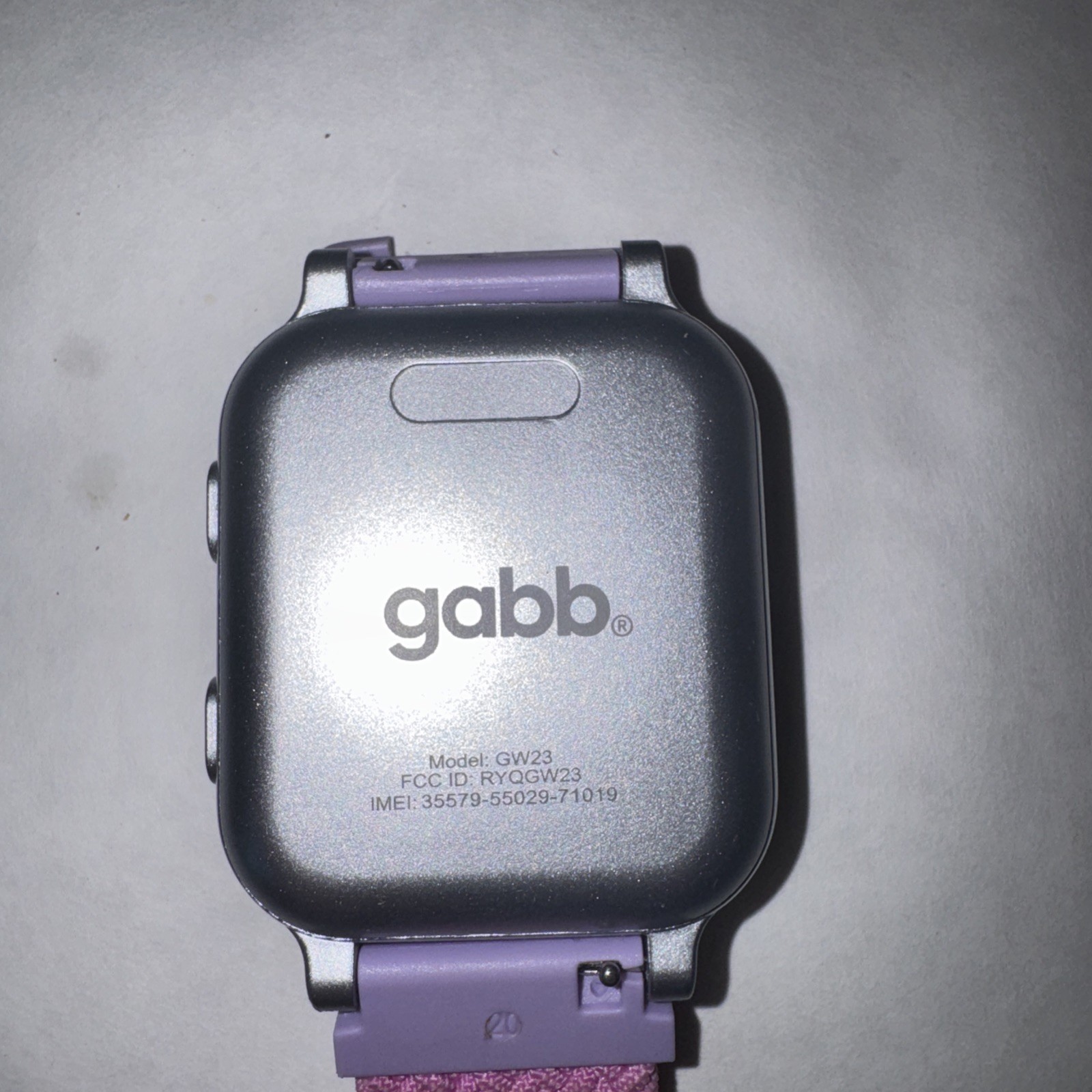 Gabb Watch M# GW23 – Kid’s Silver for parts only