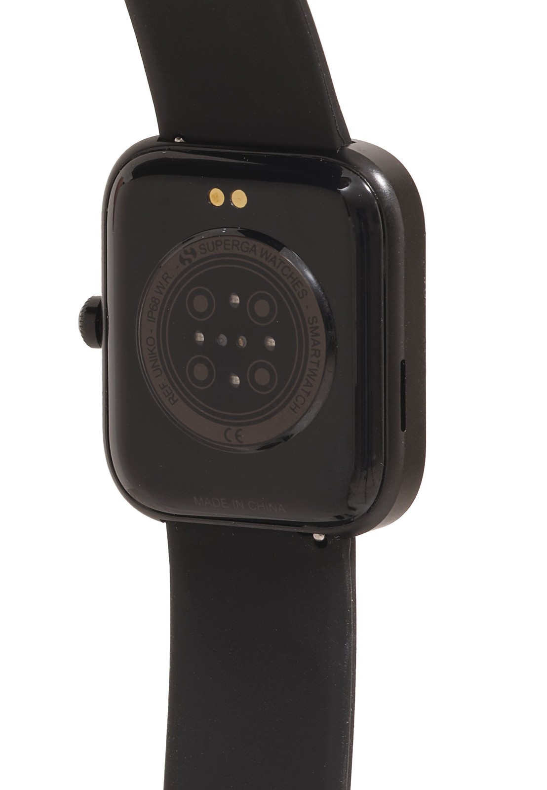 Smartwatch + Strap SUPERGA UNIKO SWT-STC001 Silicone Black + White NEW