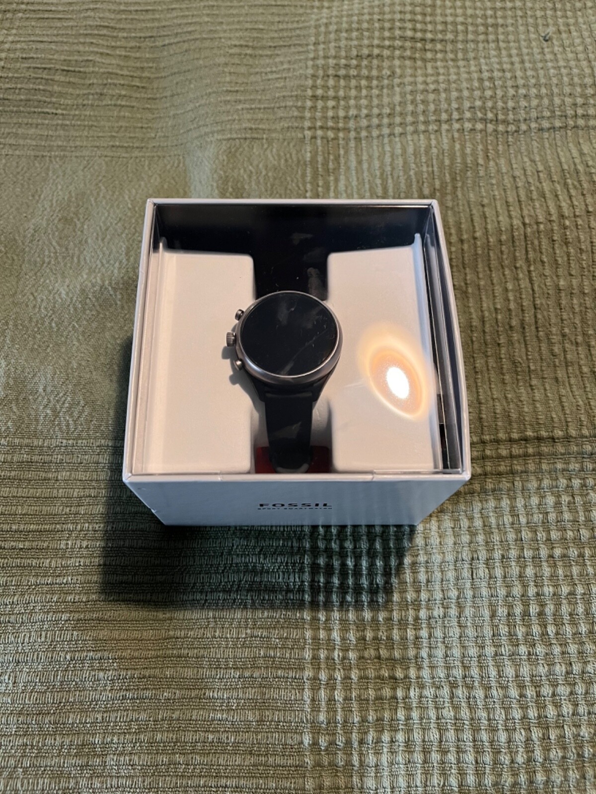 Fossil Gen 5 4mm Black Silicone Black Smartwatch