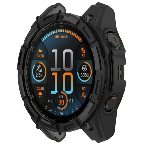 Rugged TPU Case For Garmin Tactix 8 Solar 51mm Scratch-Resistant Military Cover