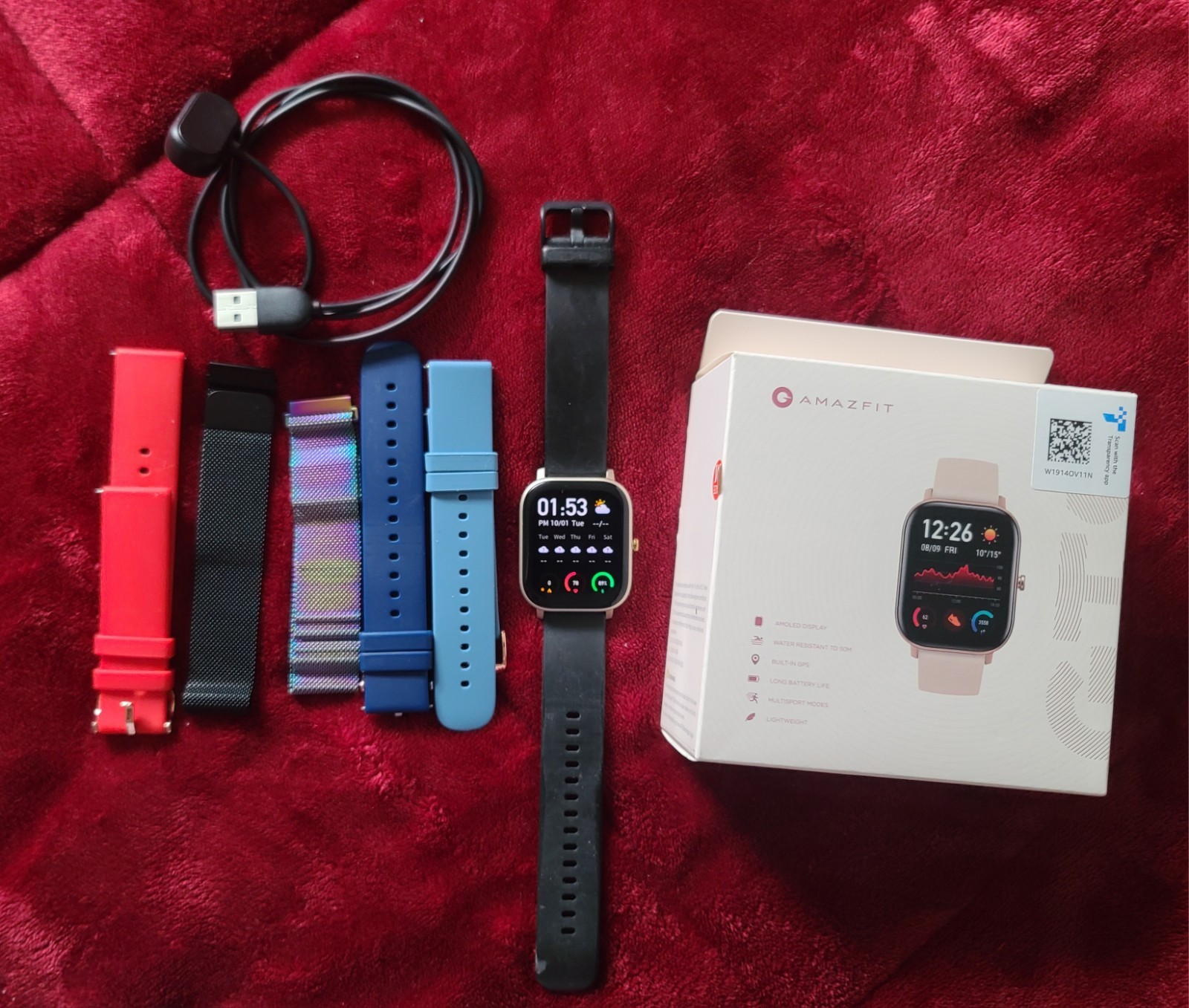 Original Amazfit GTS Gold Smartwatch Bluetooth for Android iOS