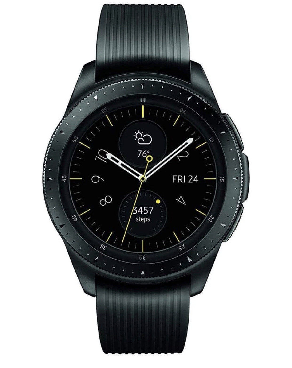 Brand New Samsung Galaxy SM-R810 42mm Midnight Black Smart Watch