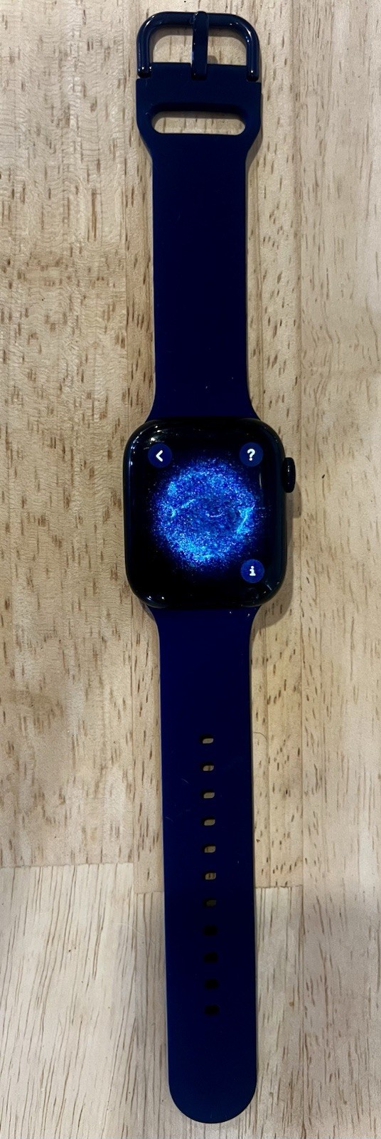 Unlocked Apple Watch Series 7 41MM Black Works! Cracked Back