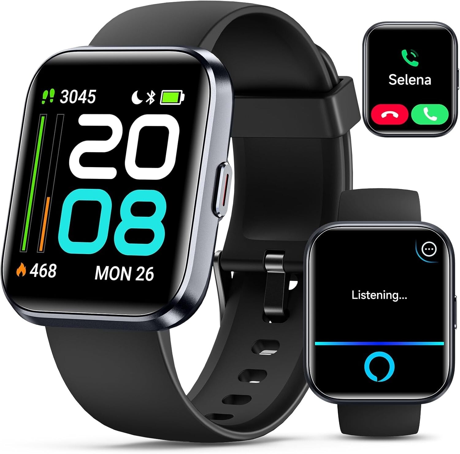 Smartwatch with Alexa – 1.8” Fitness Tracker, Heart Rate, 120 Sports Modes, …