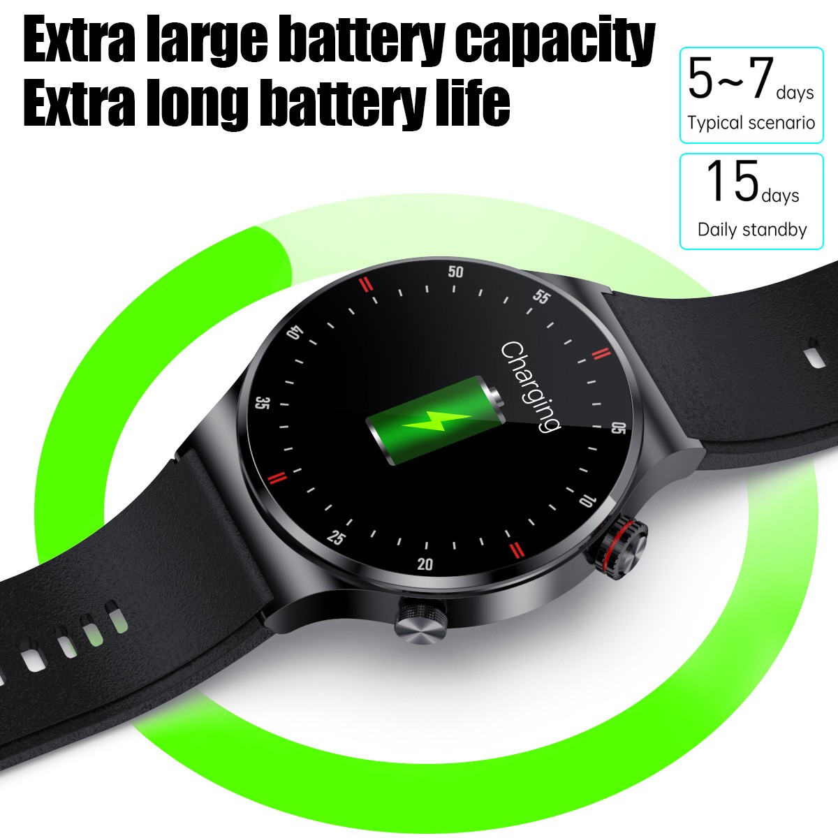 Smart Watch Men Waterproof Smartwatch Bluetooth for iPhone Android Samsung -2025