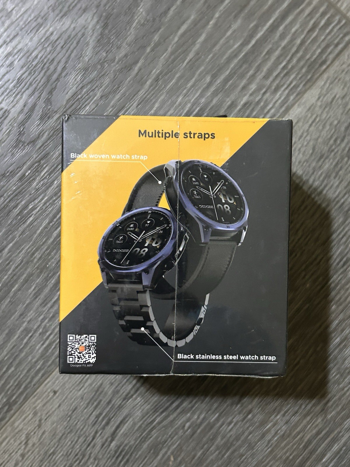 DOOGEE Anywise W1 Pro Smartwatch 47.5mm AMOLED GPS HR BT iOS/Android