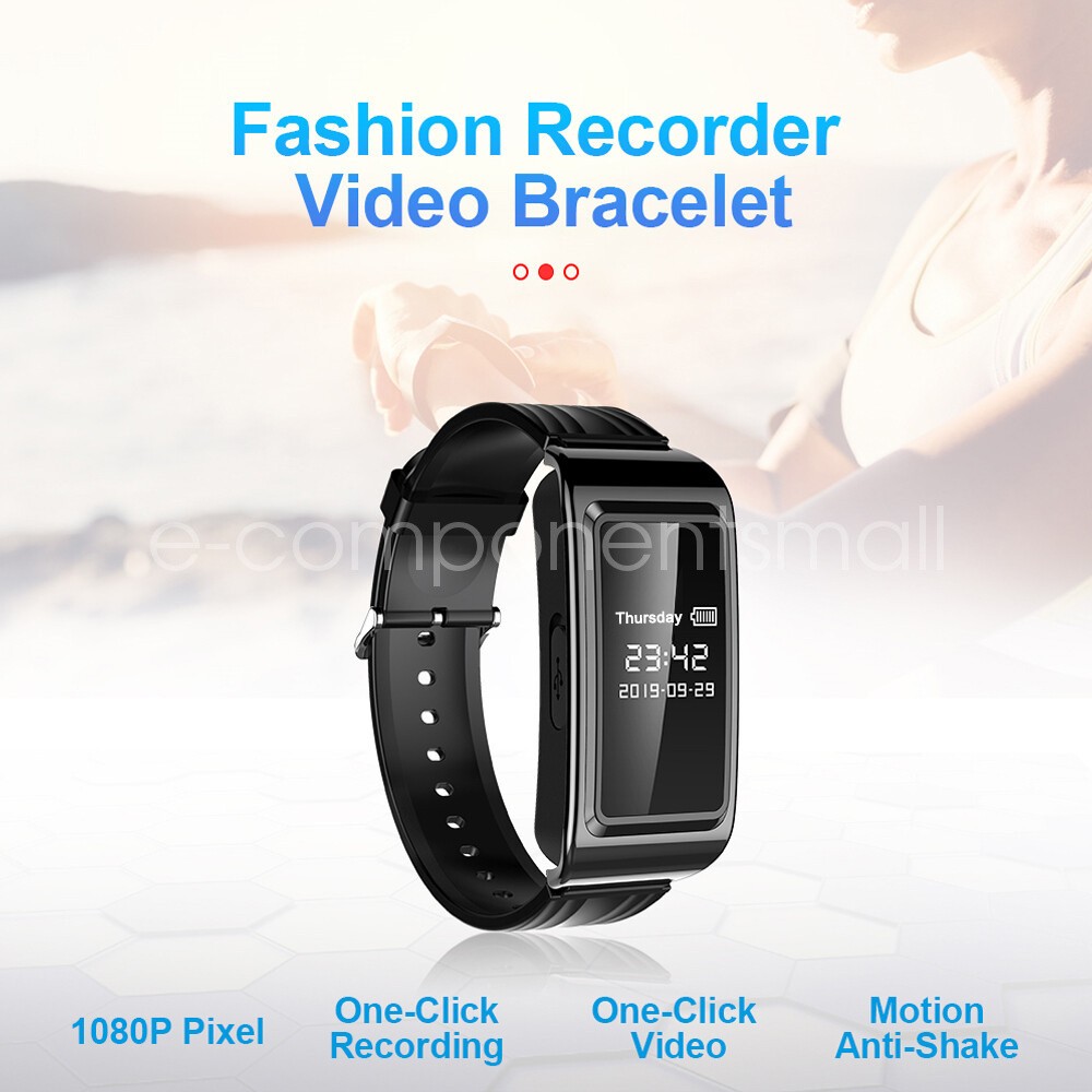 2025 1080P Camera Watch Wristband Sports Video Recorder Smart Bracelet 8G-256GB