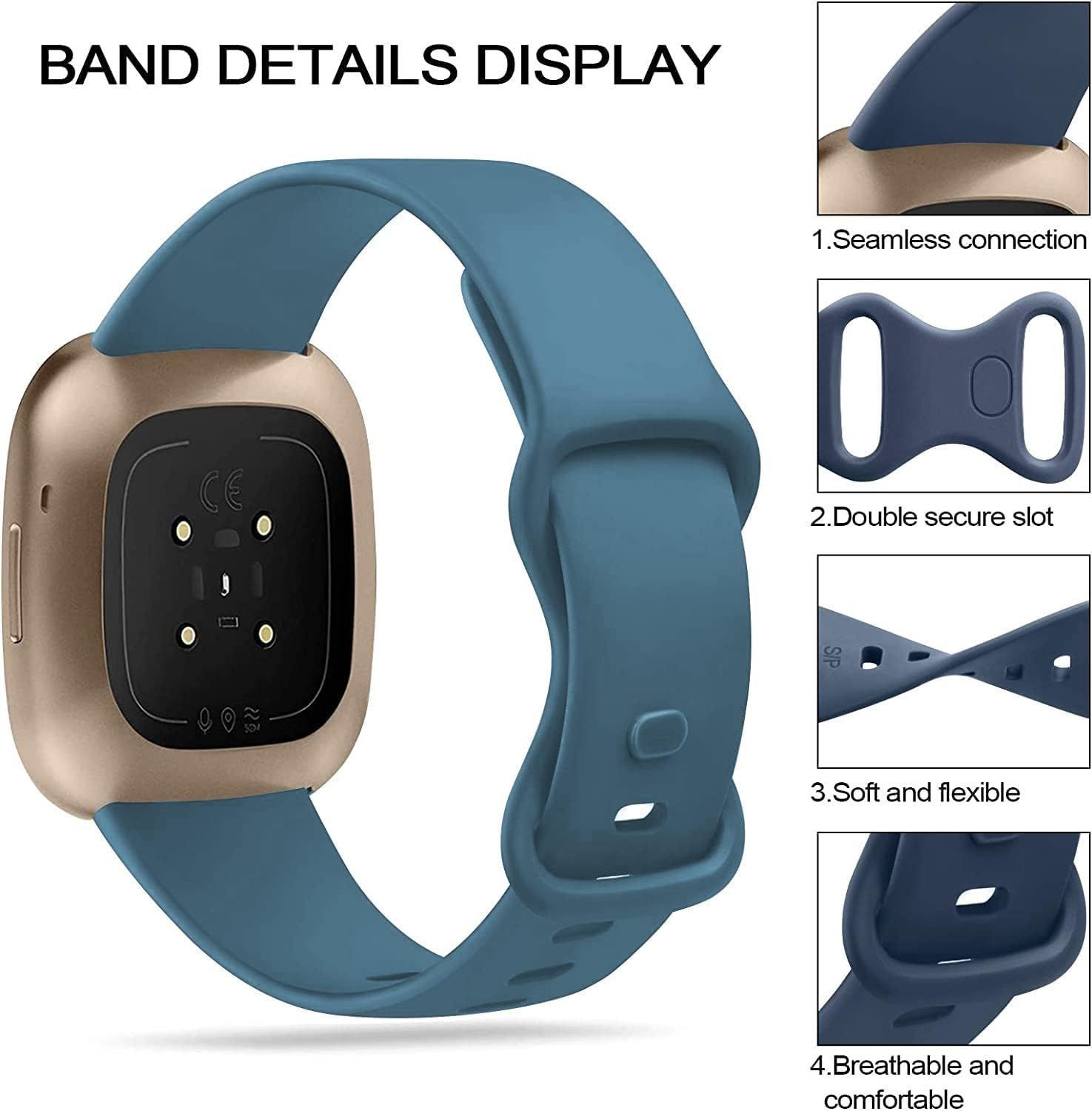 Soft Silicone Strap Compatible with BIGGERFIVE BW01 22mm