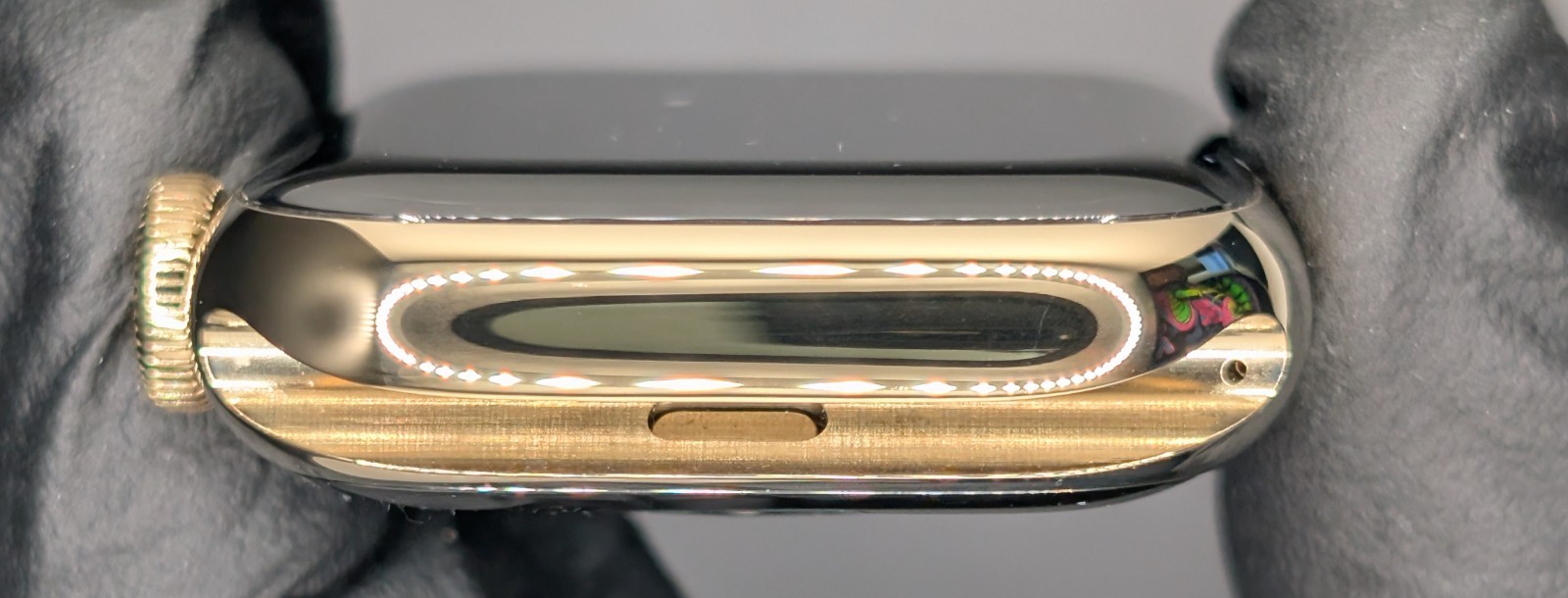 Apple Watch Series 7 41 mm Gold Stainless Steel Case GPS + LTE (UNLOCKED). ~09Y~