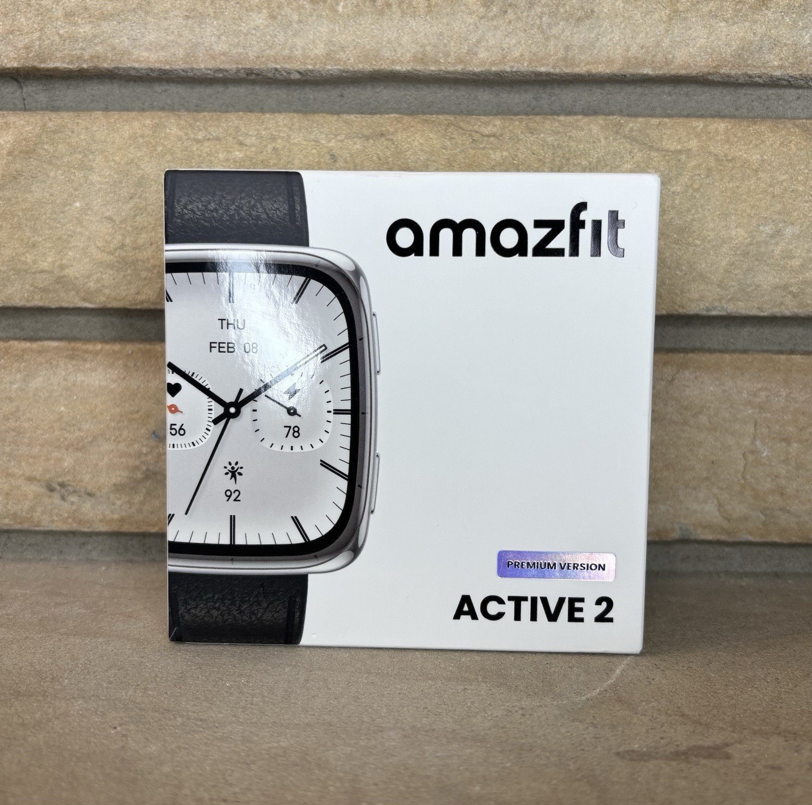 Amazfit Active 2 Premium Smart Watch (Square) – Brand New SEALED
