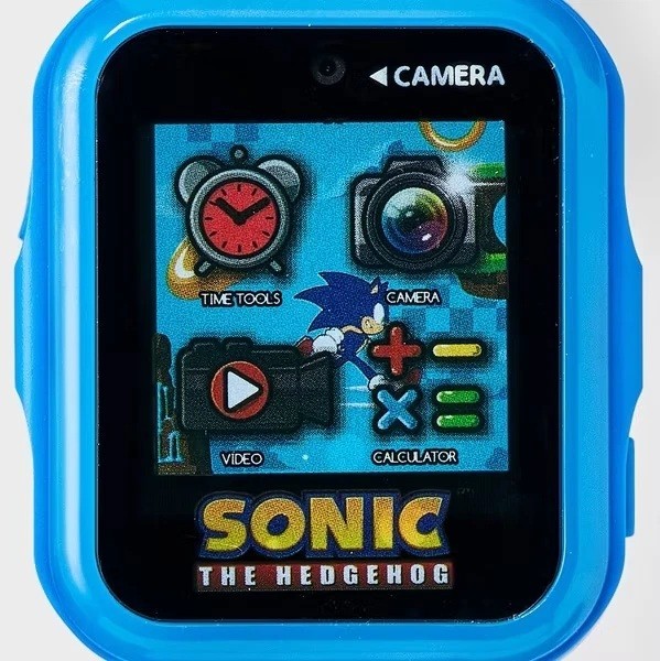 Sonic the Hedgehog Touchscreen Kids’ Smart Watch w/ Silicone Strap & 6 Games