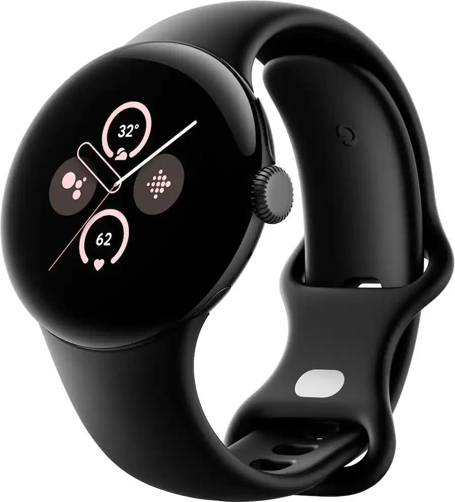 Google Pixel Watch 2 Matte Black Obsidian WiFi Smartwatch GA05029-US