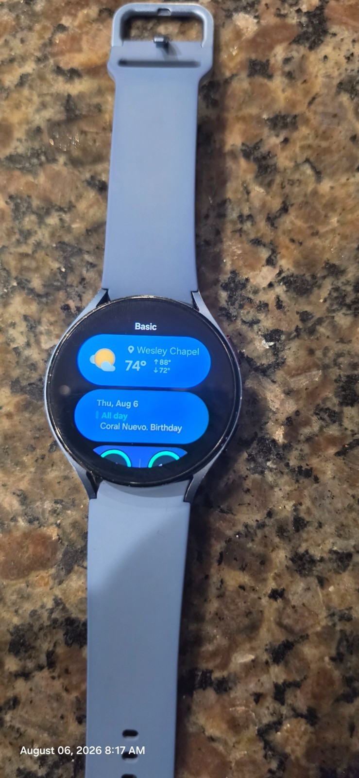 Samsung Galaxy Watch 5 SM-R915 44mm Blue Aluminum Case with Sapphire Sport Band