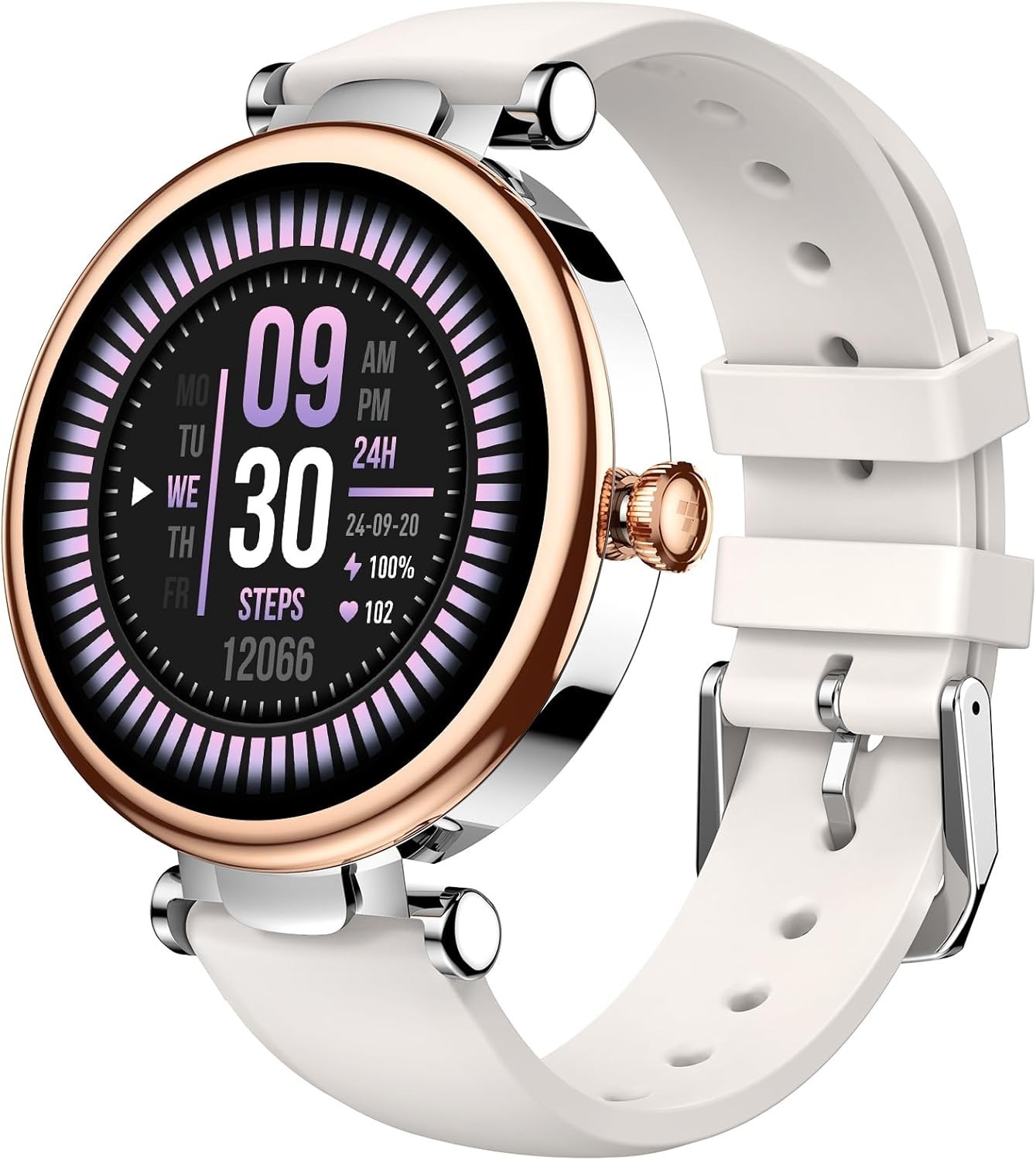 TOZO S8 AMOLED Smart Watch for Women, 1.32″ HD Color Screen, Health Tracker