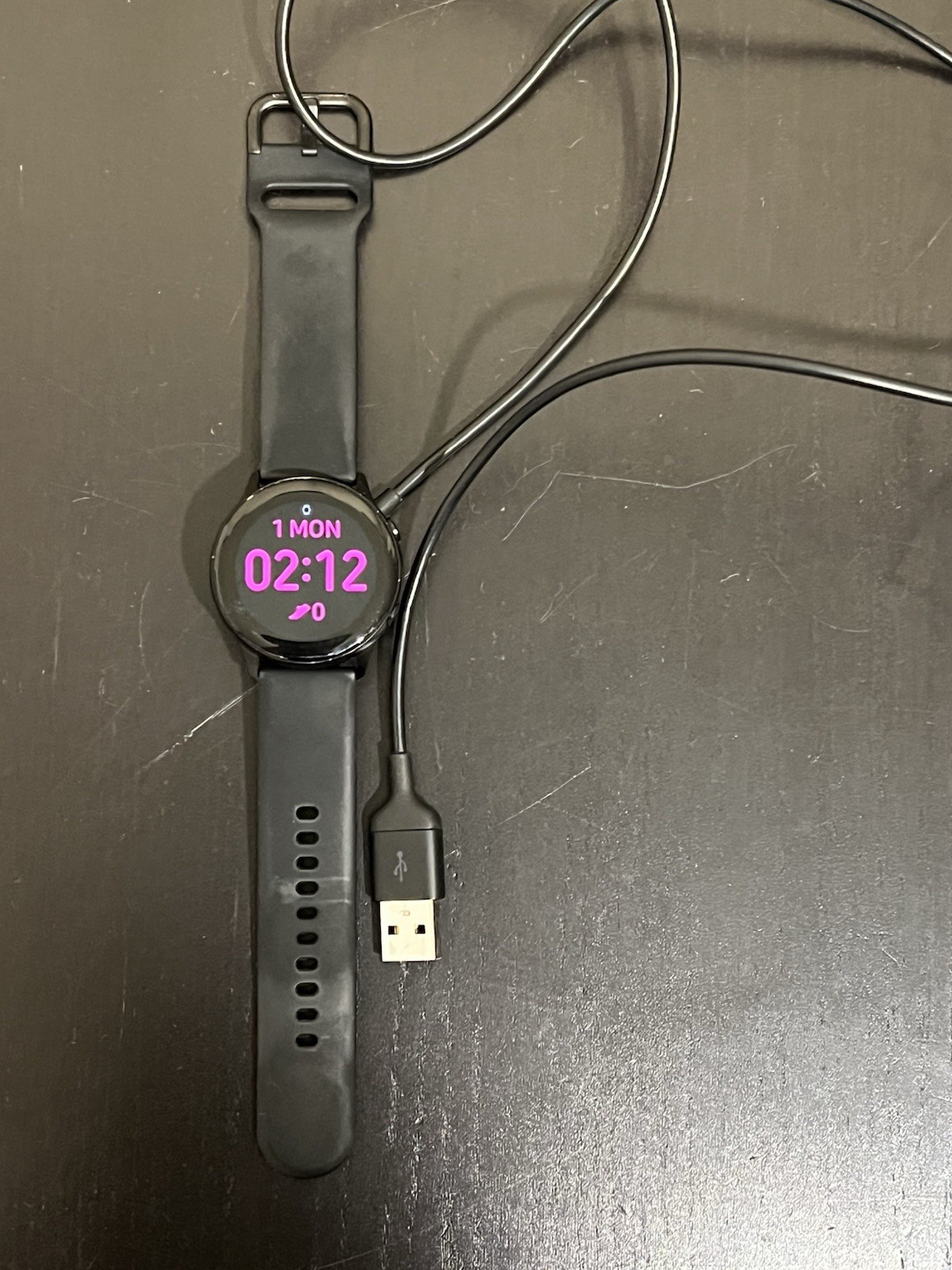 Samsung Galaxy Watch Active SM-R500 Smartwatch – Black – Excellent Condition