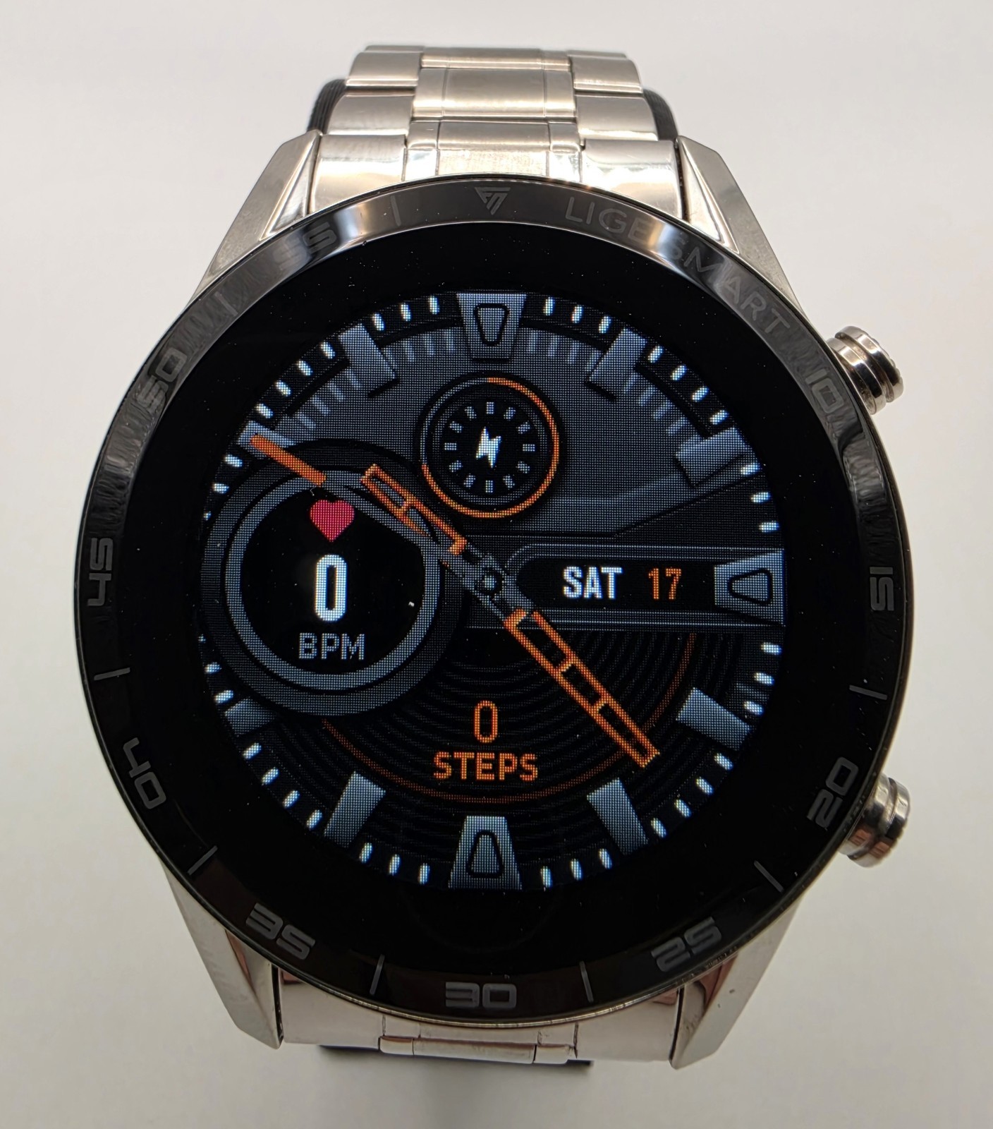Lige Smart Men’s Smart Watch for Android iOS, Bluetooth, Fitness Tracking