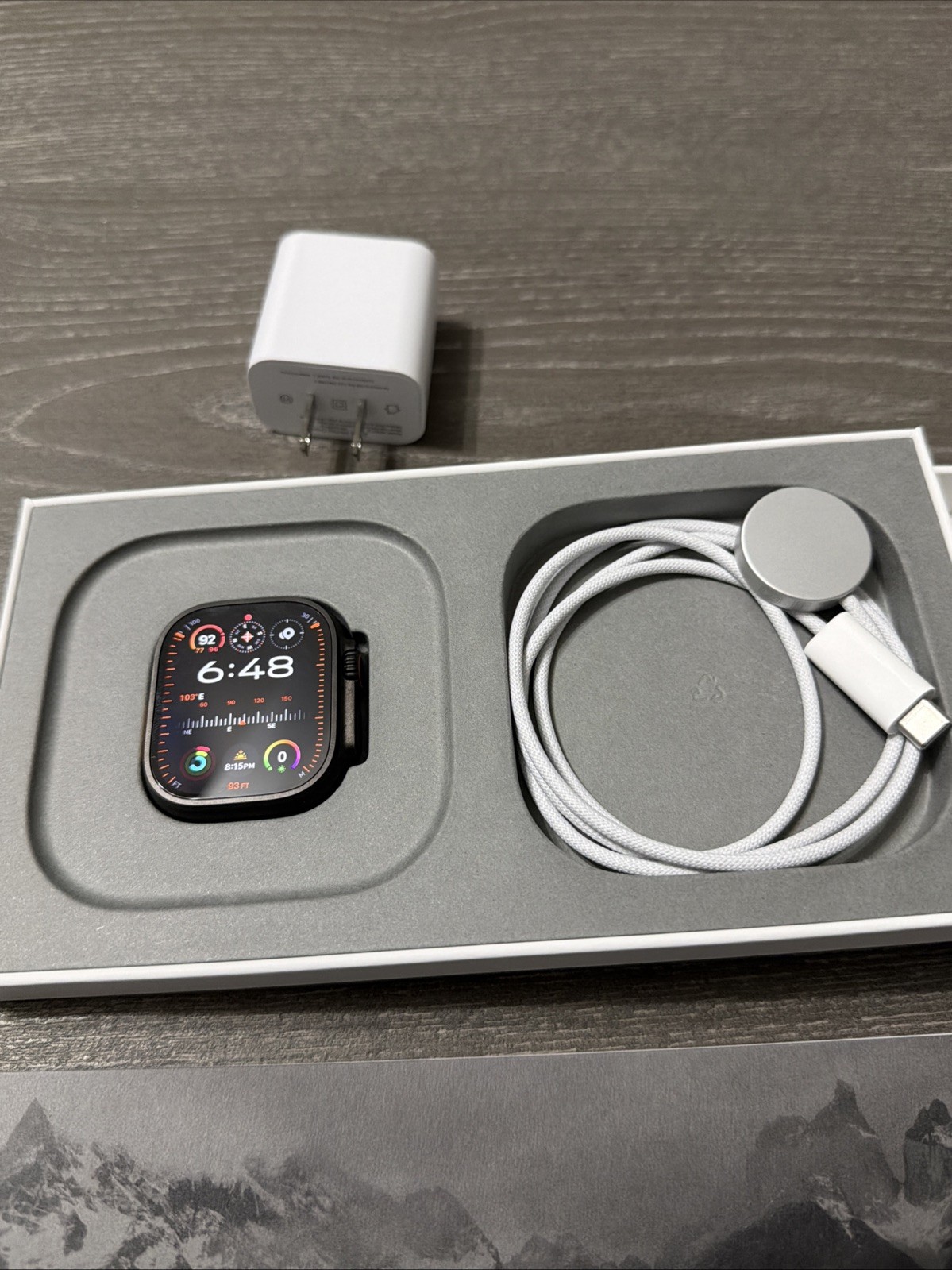 Apple Watch Ultra 3 49mm Black Titanium — Black Alpine Loop (Small) + GPS/ Cell