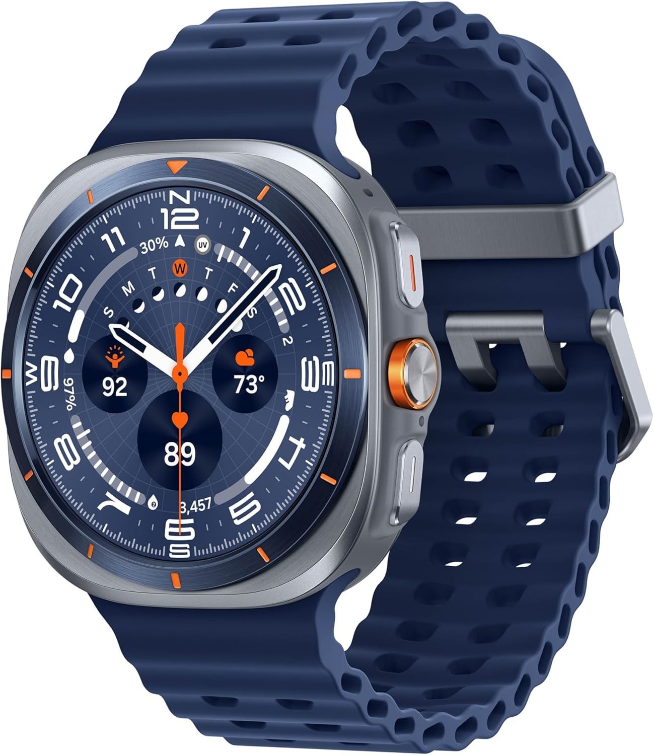 Samsung Galaxy Watch Ultra 47mm Titanium Blue Smartwatch LTE 2025 Sealed