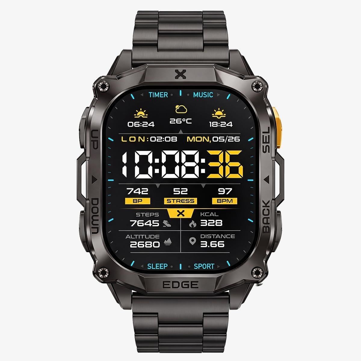 Adjustable 22mm Durable Strap for Smartwatches – Secure Fit, Compatible Band