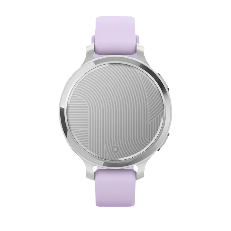 Garmin Lily 2 Active, Silver with Purple Jasmine Silicone Band (010-02891-01) *