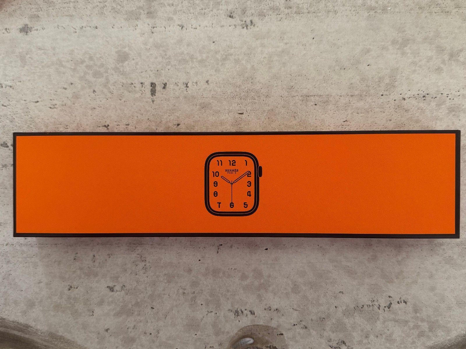 Apple Watch Hermes Series 7 41mm Silver with Orange Sport and Leather Bands