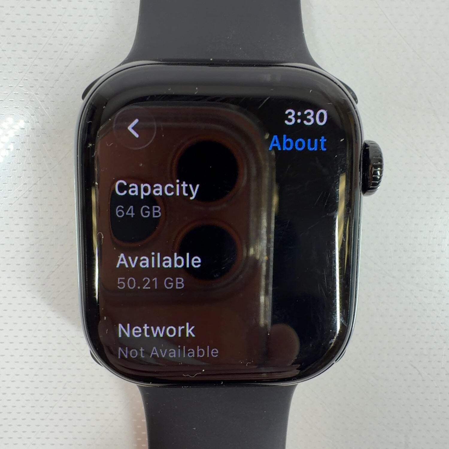 Unlocked Apple Watch Series 10 42MM Black Aluminum Black Sport Band MWX73LW/A