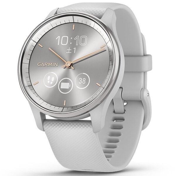 Garmin vivomove Trend Hybrid Smartwatch Mist Gray Silver 40.4mm 010-02665-73