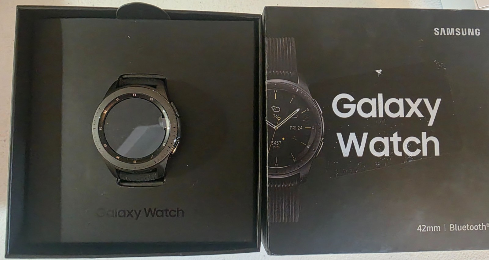 Samsung Galaxy SM-R810NZKAXAR 42mm Midnight Black Smart Watch