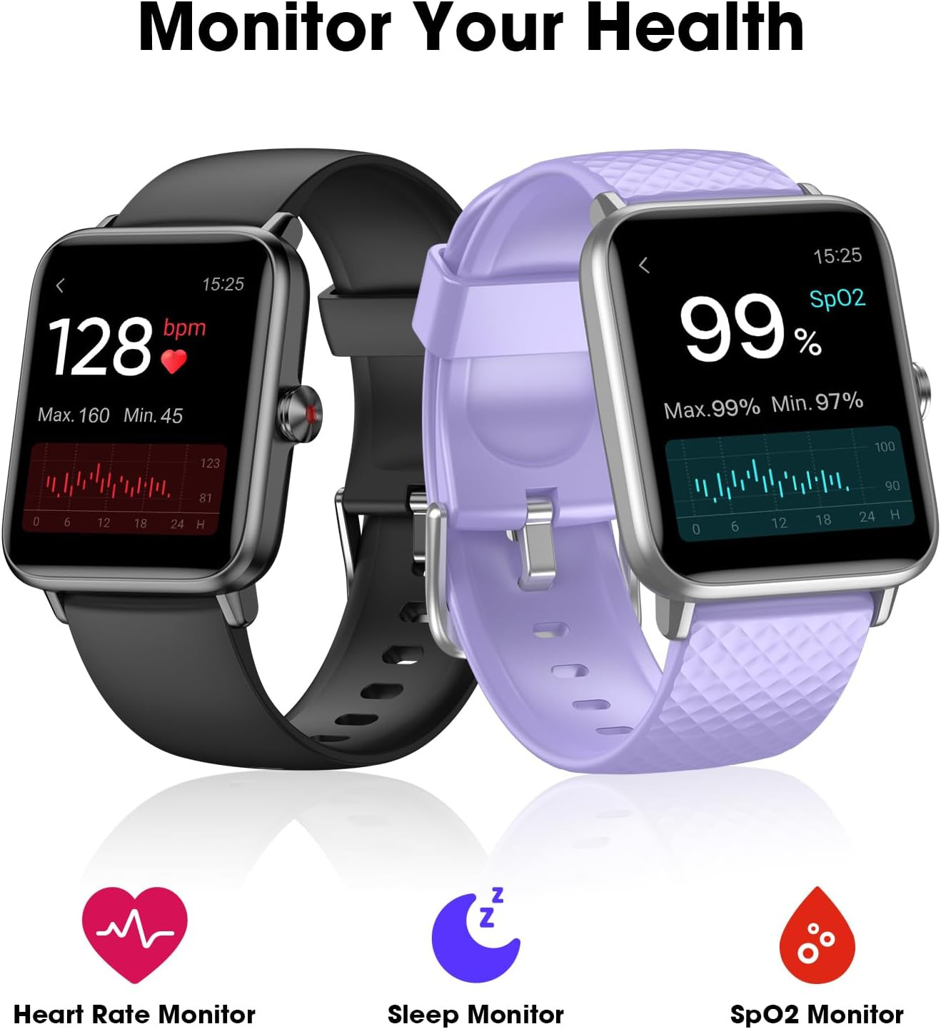 Reloj Inteligente Smart Watch Bluetooth De Mujer for iPhone iOS y Android