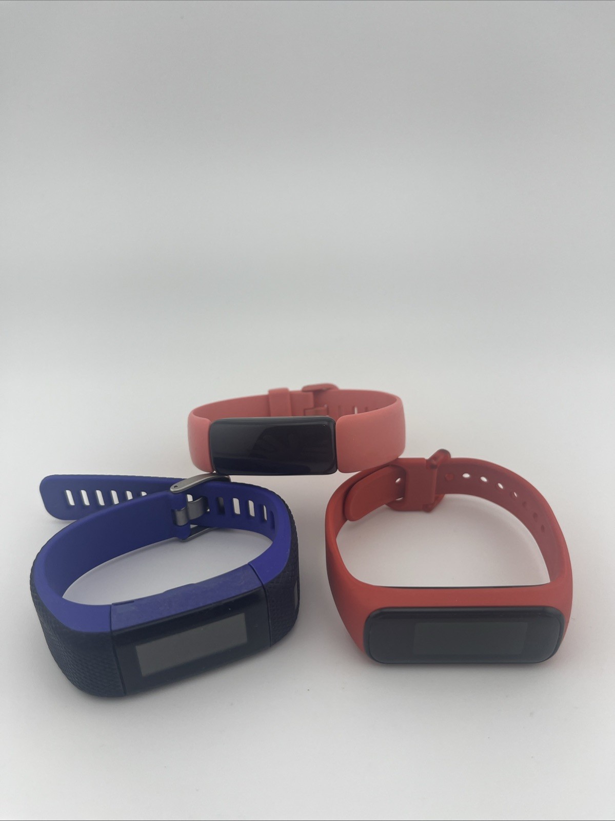 Lot Of 3 Sport Smartwatches BT Touchscreen Fitness Trackers *READ*