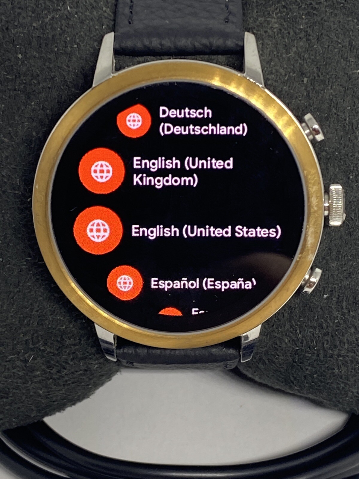 Fossil Gen 4 Authentic Digital Dial Smart Watch Custom Band FTW6016 AB626