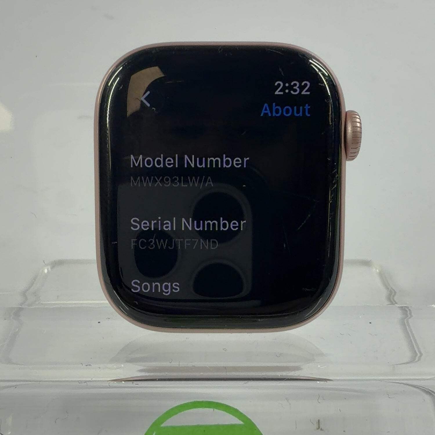Unlocked Apple Watch Series 10 42MM Gold Aluminum MWX93LW/A Face Only