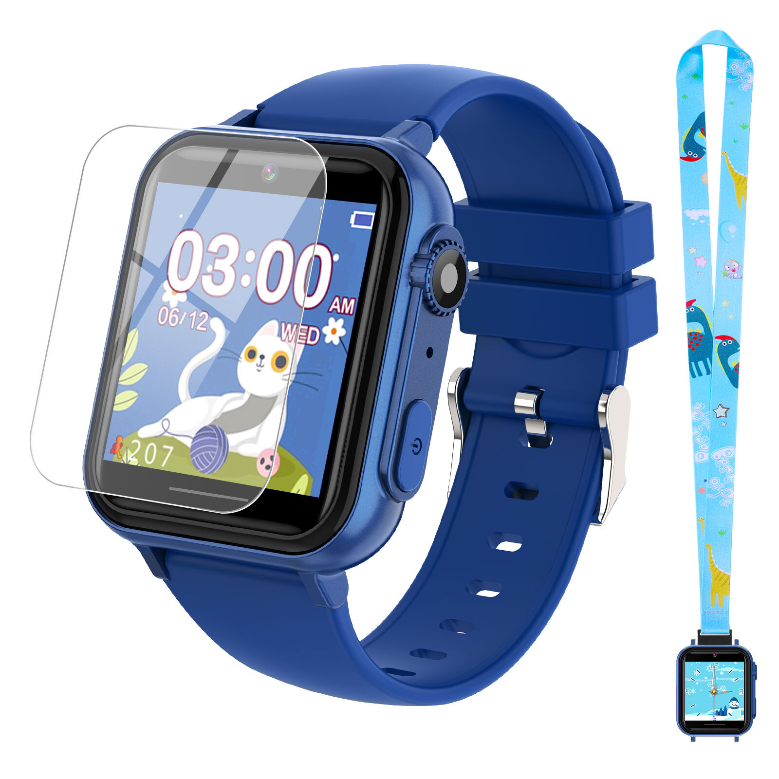 Kids Smart Game Watch for Boys Girls Ages 4-12 with 30+ Games 140 Learning Cards