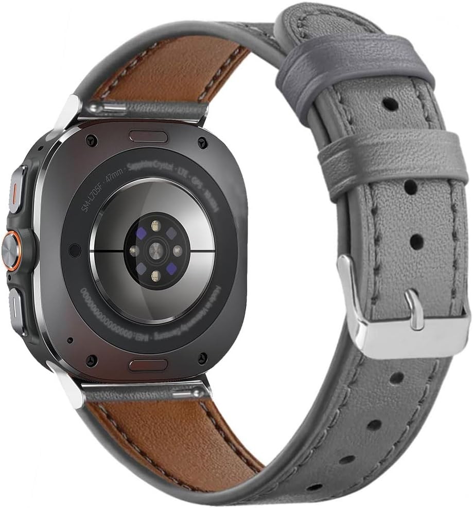 Genuine Leather Strap Compatible with Samsung Galaxy Watch 9/8 40mm 44mm