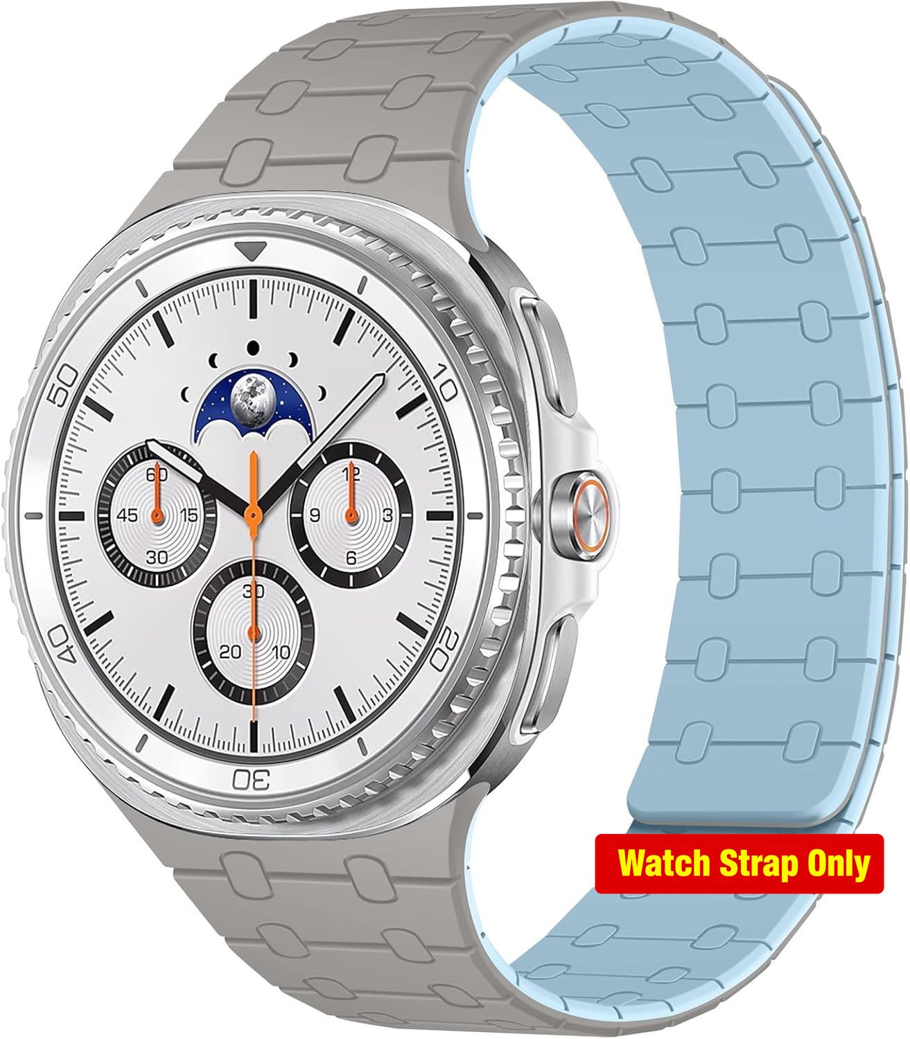 Magnetic Silicone Strap Compatible with Samsung Galaxy Watch 9 40mm 44mm