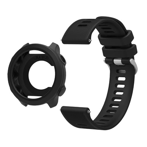 3 Pack Silicone Protective Case for Garmin Forerunner 55 Smartwatch Accessories