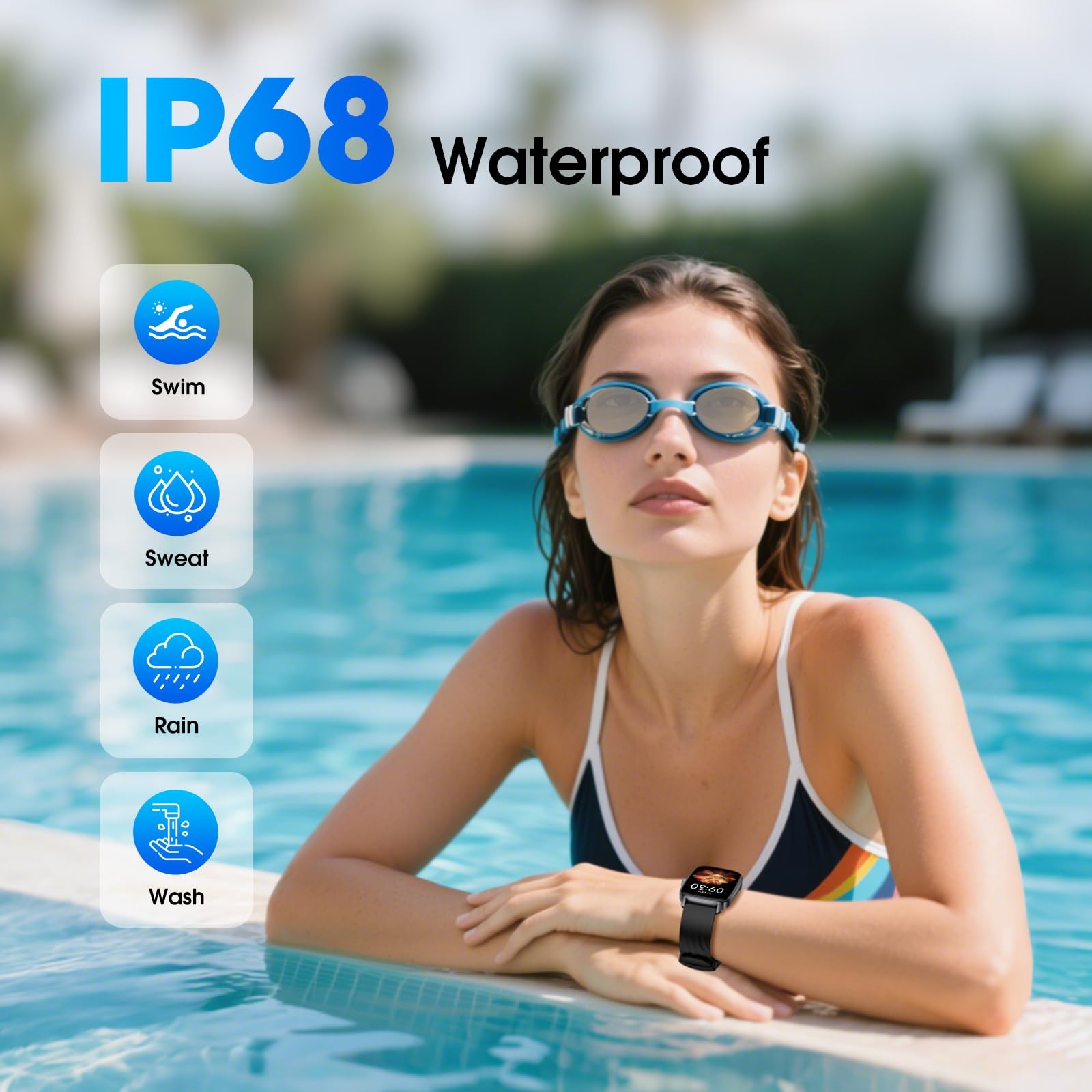 Pedometer No APP/Required, Waterproof Fitness Tracker with Heart Rate Monitor…