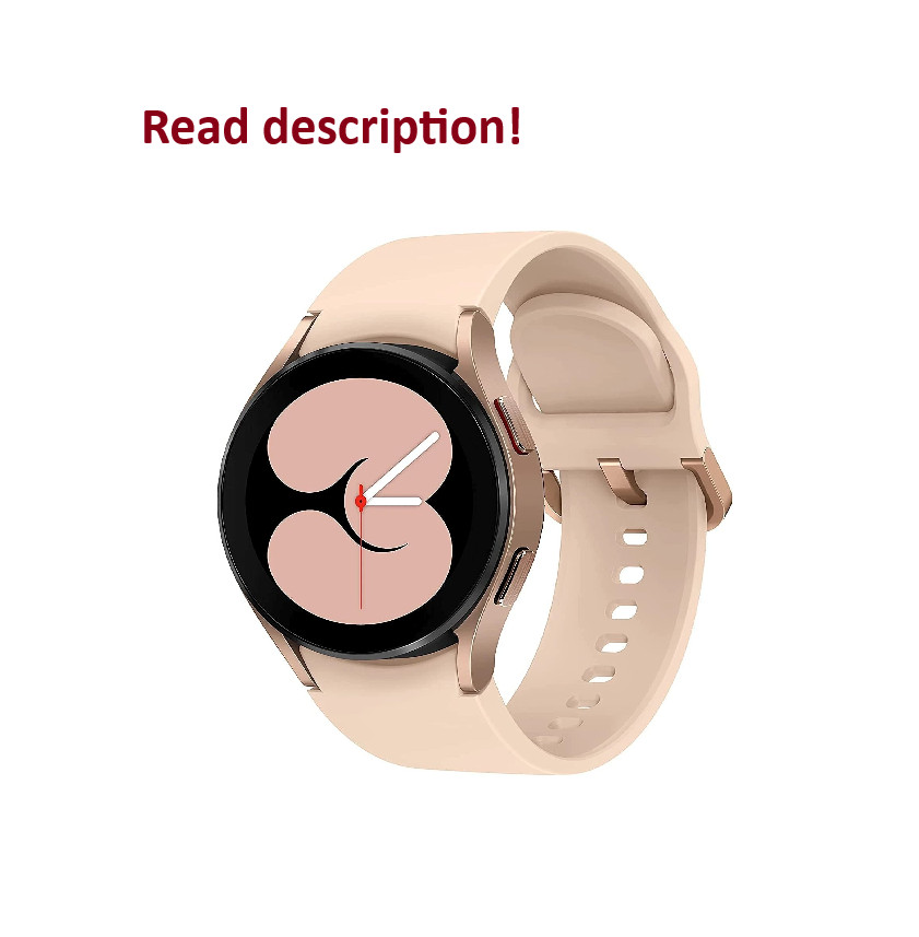 SAMSUNG Galaxy Watch 4 40mm SM-R860 Smartwatch GPS Bluetooth WiFi – Pink Gold