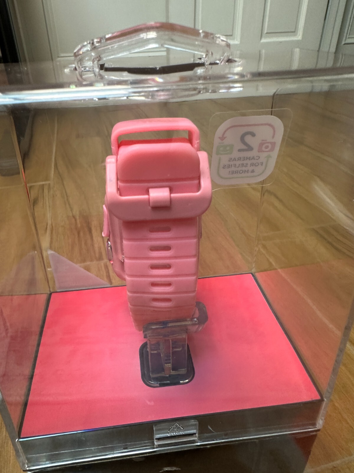 Set of Two VTech KidiZoom Kids Smartwatch Dx2 (in Red and Pink) In Great Shape!