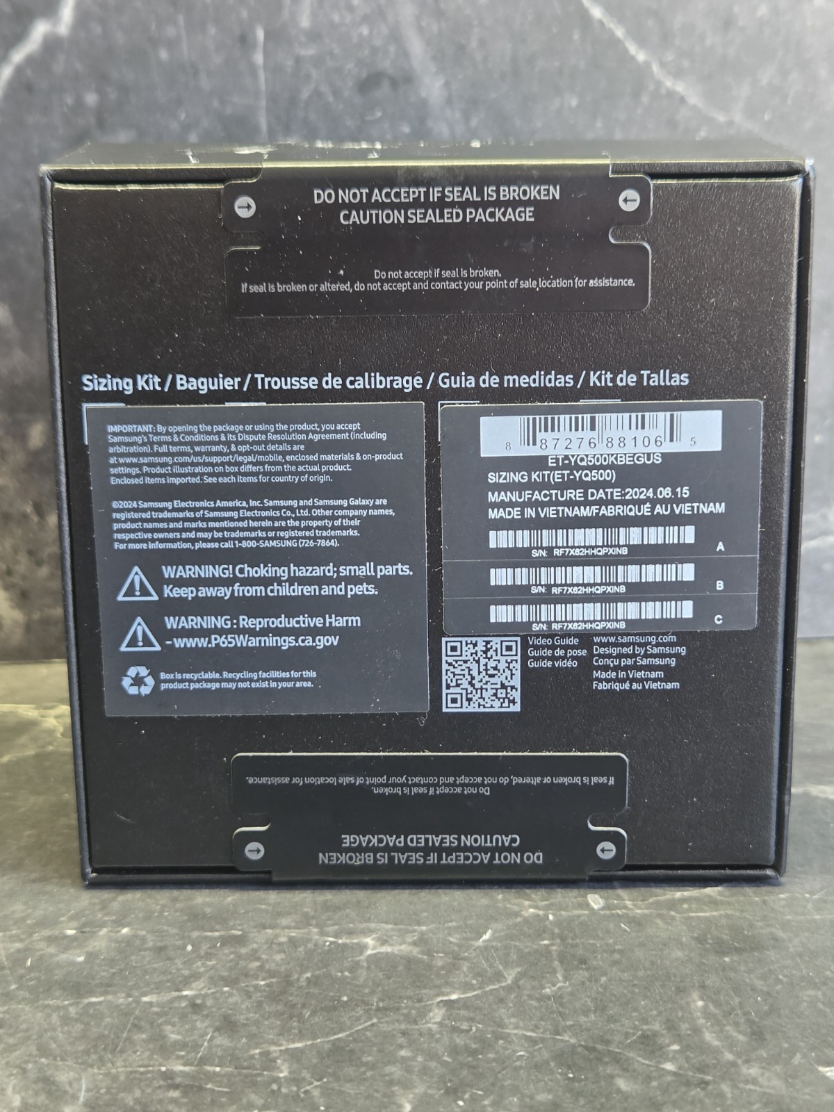 Samsung Galaxy Ring Sizing Kit – COMPLETE SET