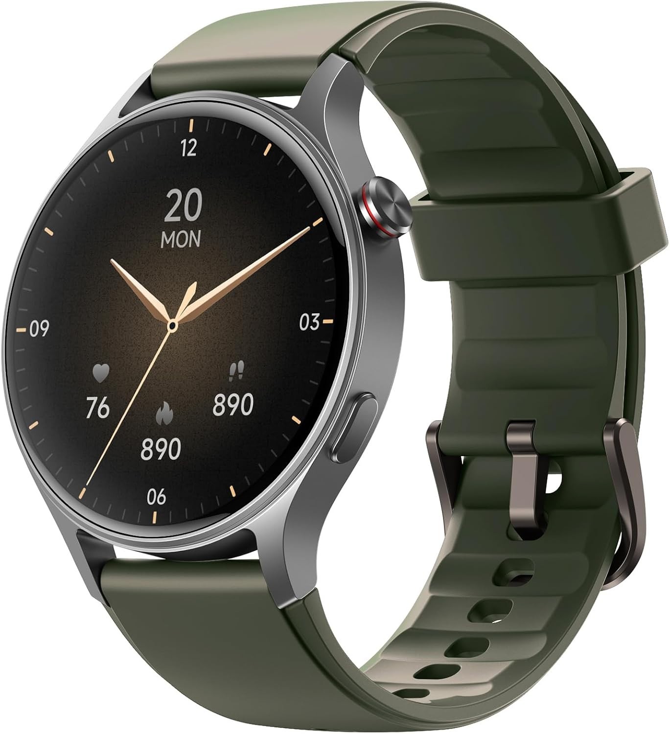 Fitpolo Smart Watch for Men & Women 1.3″ AMOLED Touchscreen Smart Watch – Green
