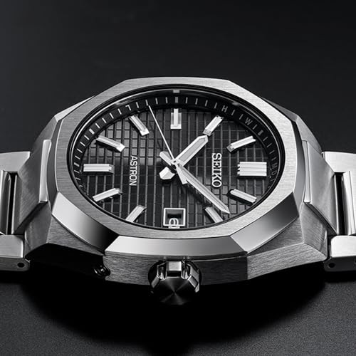 Seiko Watch Astron NEXTER 3rd Collection Solar Radio SBXY063 Men’s Silver Watch