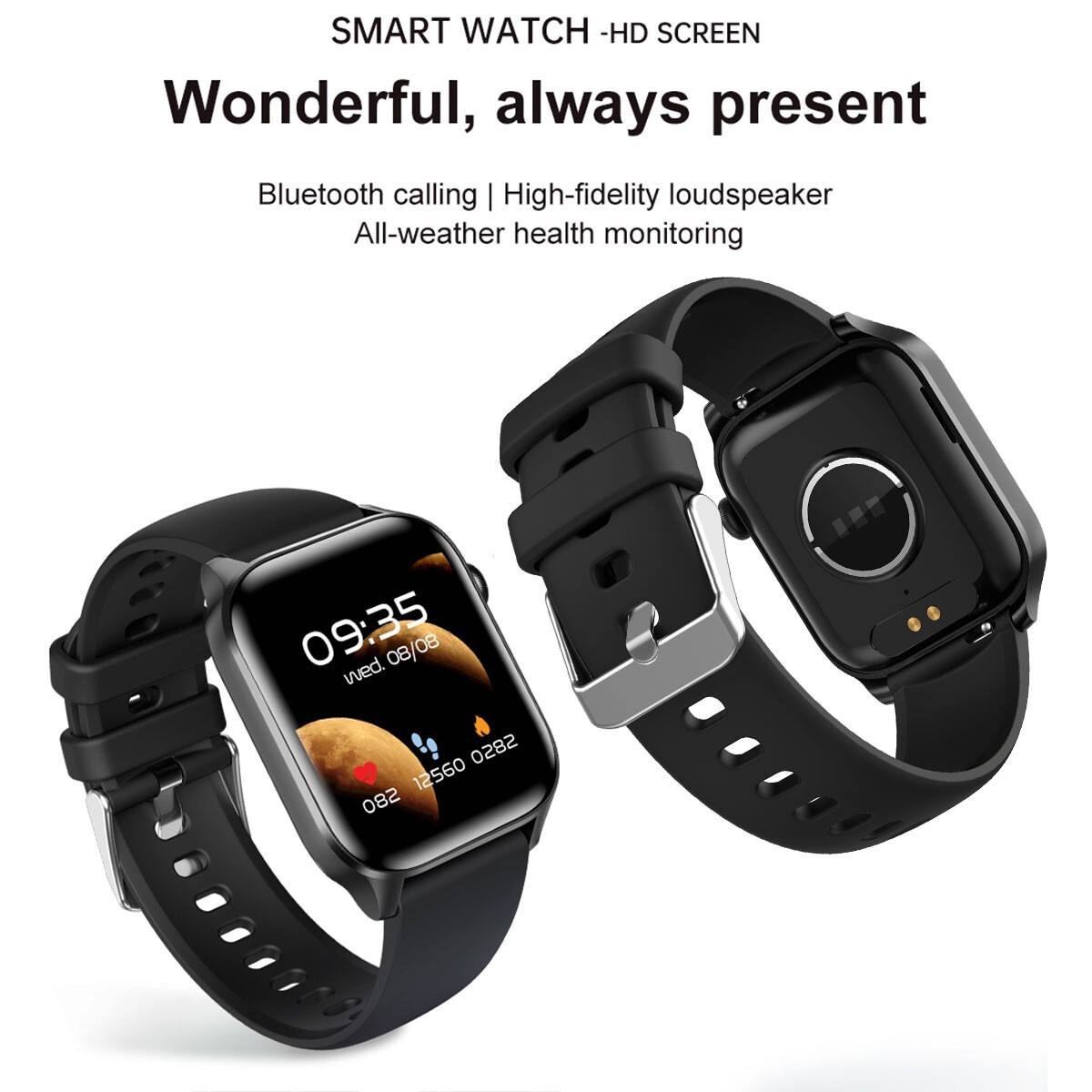 Smart Watch Bluetooth Call Heart Rate/Sleep Monitor Fitness Tracker Waterproof